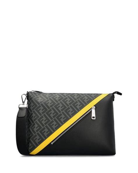 grey fendi bag|fendi ff motif messenger bag.